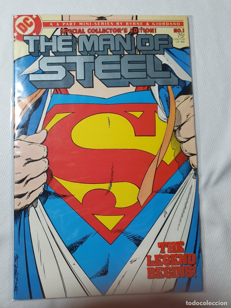 C&oacute;mics: The man of steel#1 collectors edition estado muy bueno