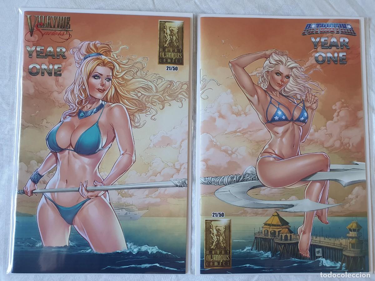 C&oacute;mics: Valkyrie saviors y Patriotica year one 2 de 2 completa limited edition 21/50 estado nuevo