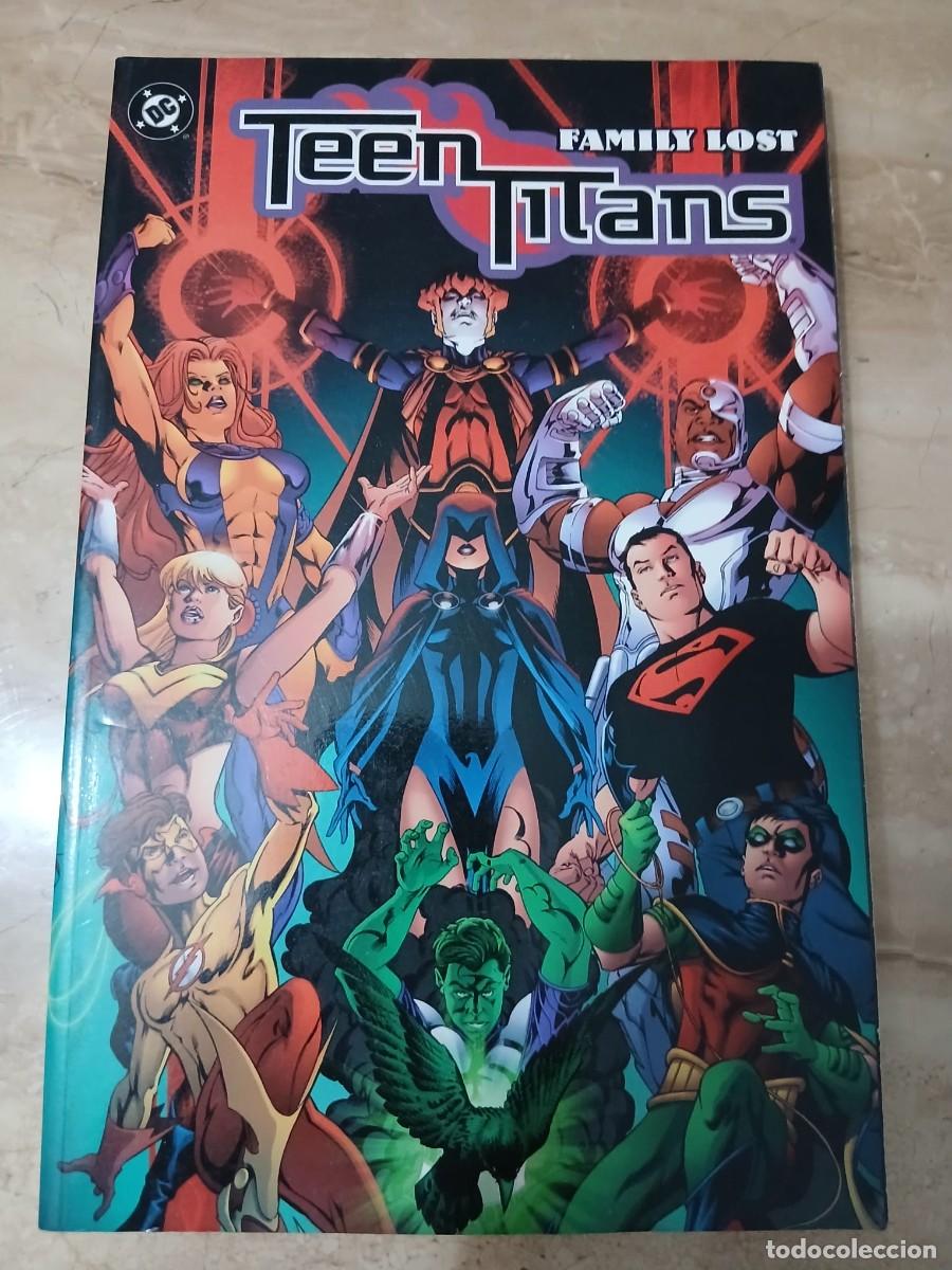 C&oacute;mics: Teen Titans family lost novela grafica estado muy bueno