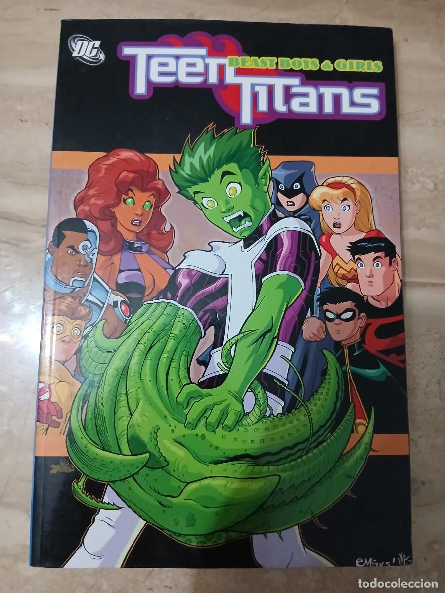 C&oacute;mics: Teen Titans titans beast boys novela grafica estado muy bueno