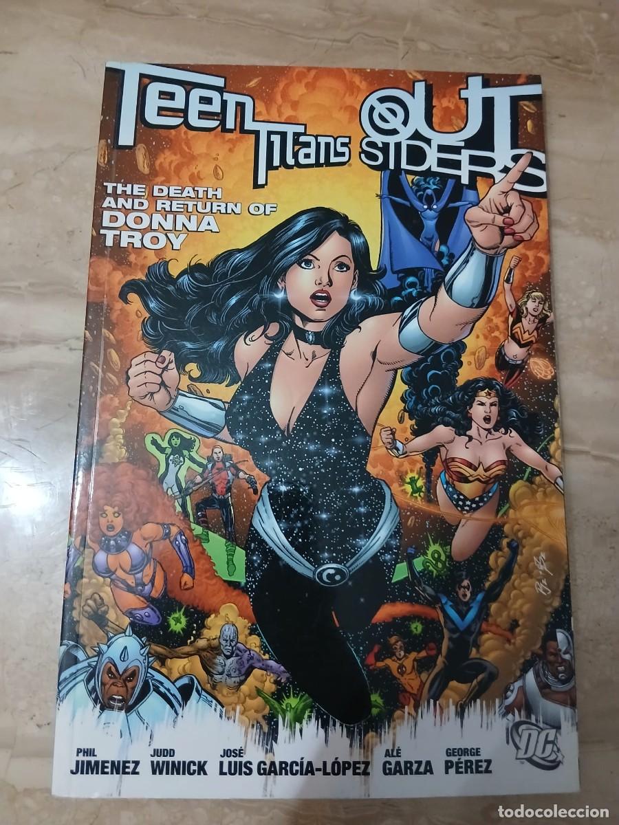 C&oacute;mics: Teen Titans titans outsiders novela grafica estado muy bueno