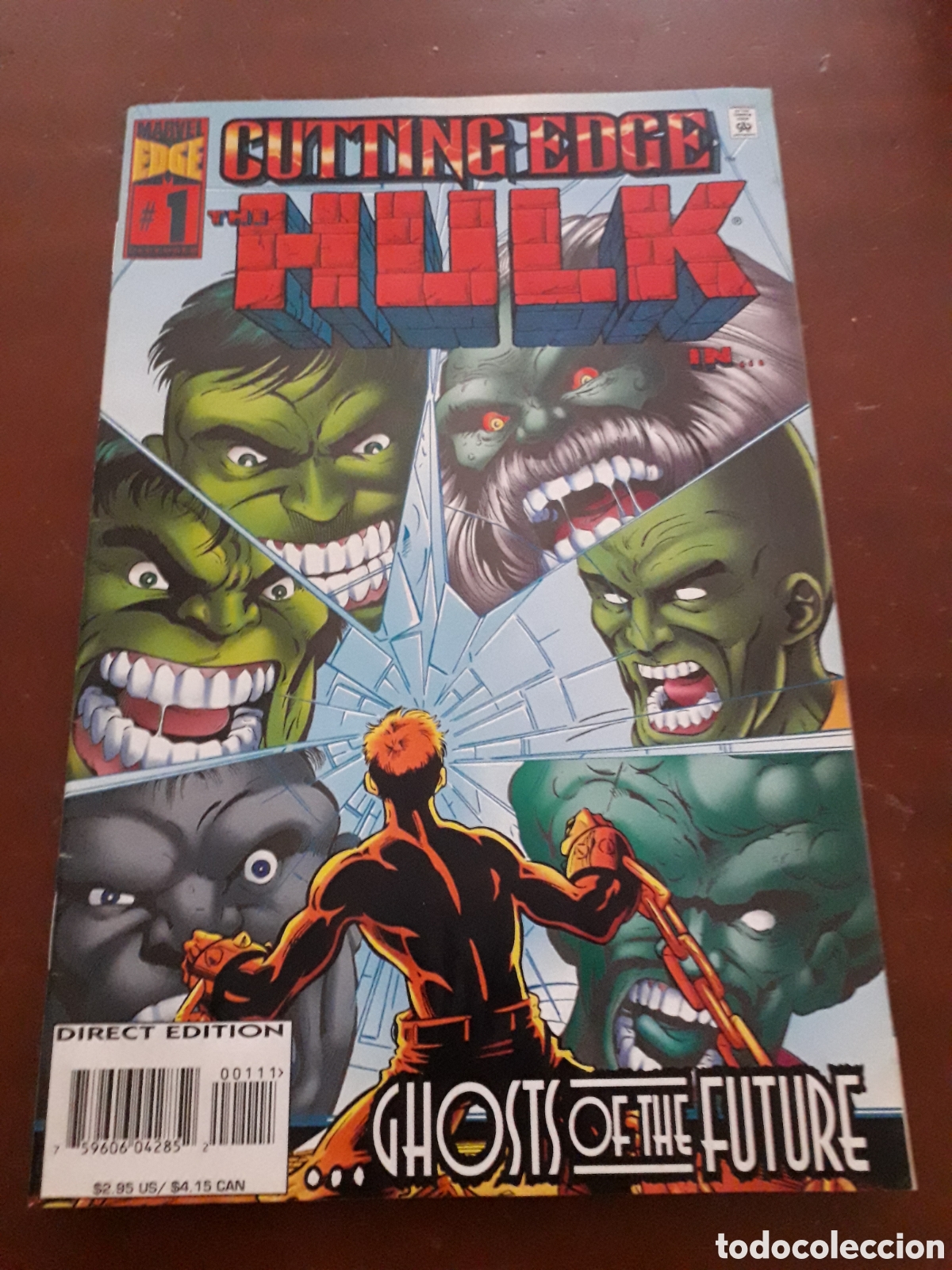 C&oacute;mics: CUTTING EDGE. HULK. GHOST OF THE FUTURE. ORIGINAL USA.