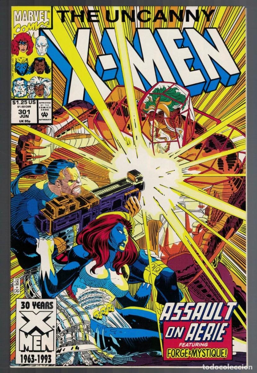 C&oacute;mics: UNCANNY X MEN #301, 302, 303, 304, 305, 306, 307, 308 (VF/NM) lote de 8 MARVEL COMICS 1993-94