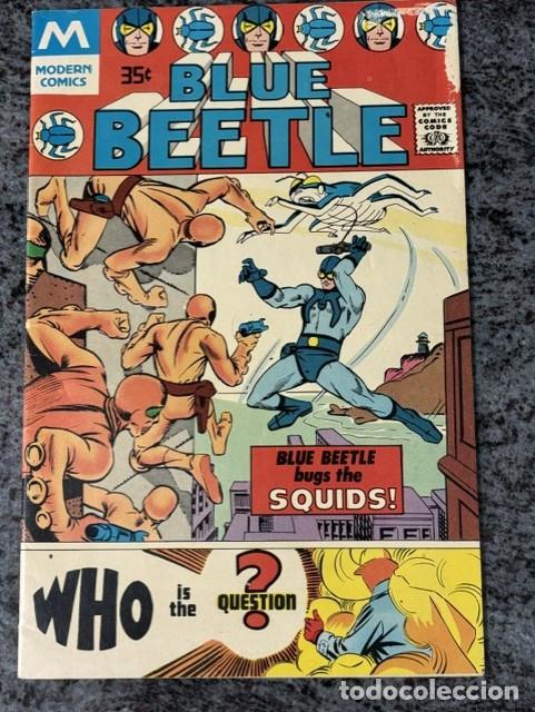 C&oacute;mics: BLUE BEETLE N&ordm; 1 (1977). ORIGINAL MODERN COMICS, REEDICION N&ordm; 1 DE 1967. QUESTION,TODO STEVE DITKO