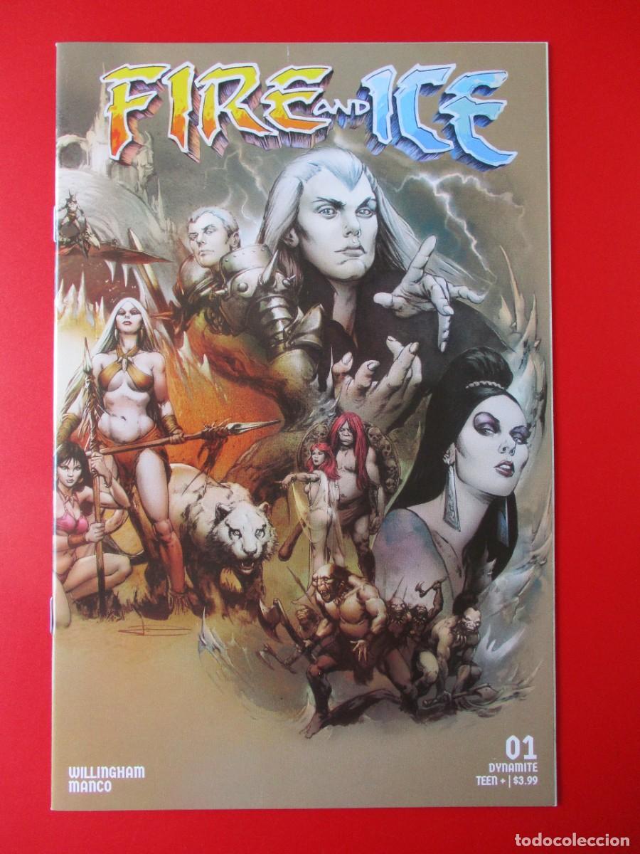 C&oacute;mics: FIRE AND ICE . V-1 .ISSUE # 1 - FOC INCENTIVE COVER Y - DYNAMITE