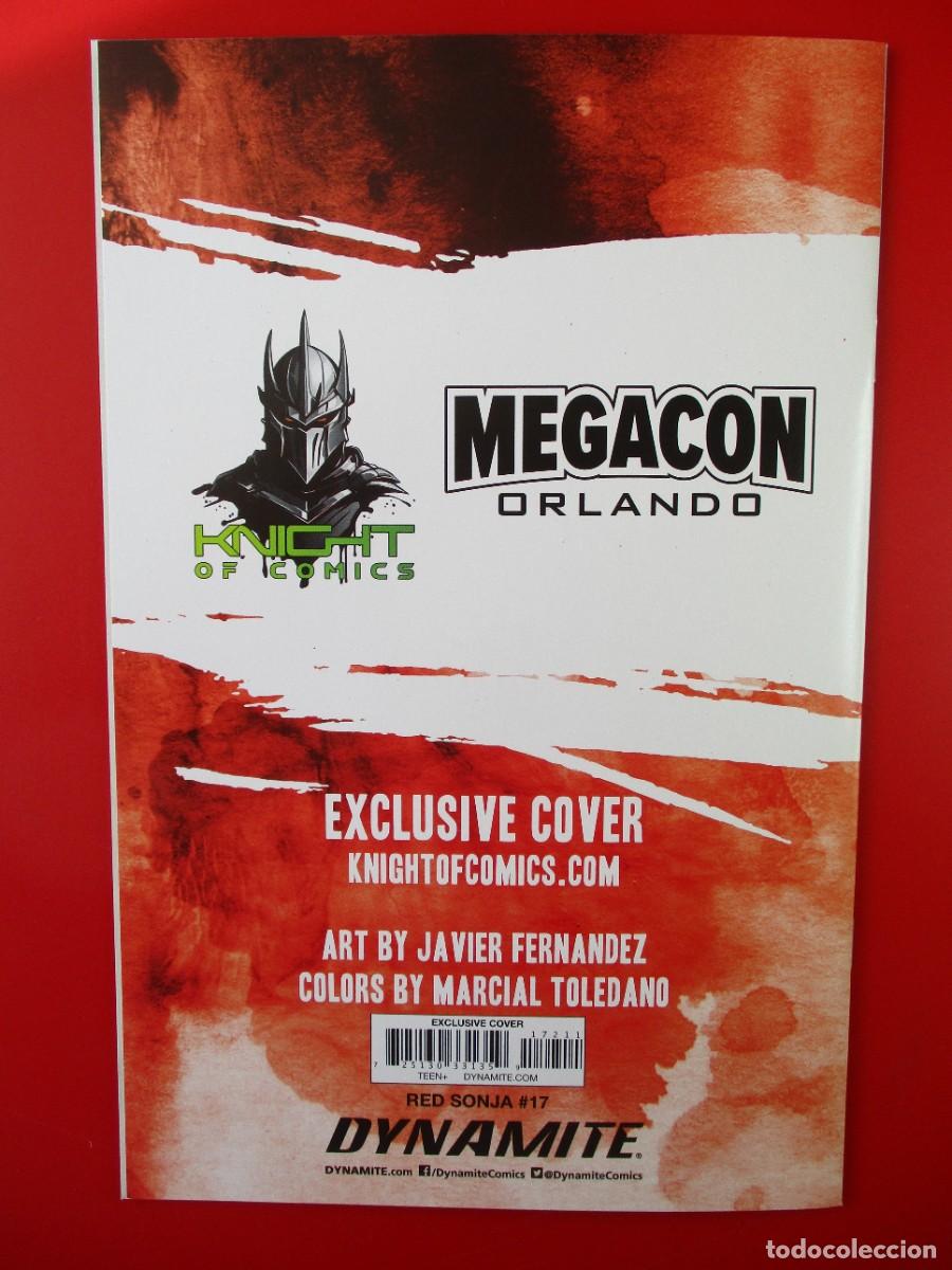 C&oacute;mics: RED SONJA # 17 -DYNAMITE - EXCLUSIVE COVER - Foto 2