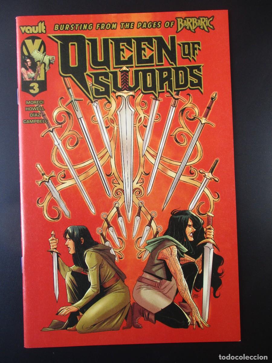 C&oacute;mics: QUEEN OF SWORDS # 3 - COVER BY: HOWELL/DIAZ - VAULT