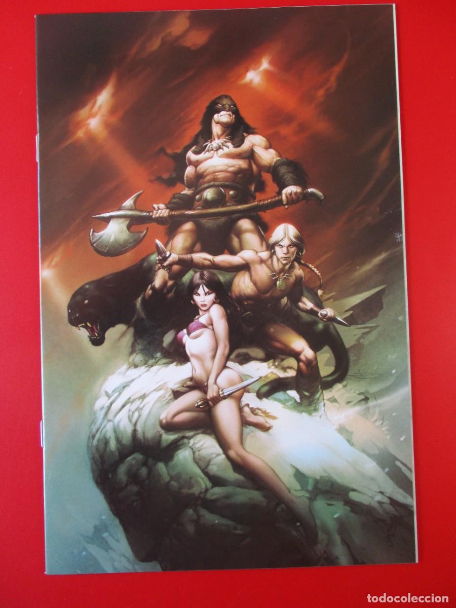 C&oacute;mics: FIRE AND ICE # 1 -COVER V LIMITADA EDICI&Oacute;N LEONARDO MANCO VIRGIN COVER