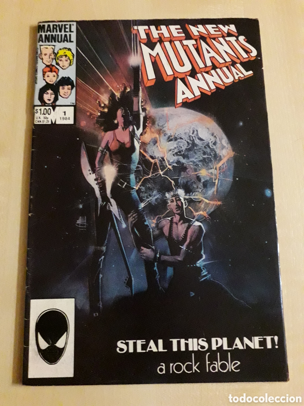 C&oacute;mics: THE NEW MUTANS ANNUAL 1. ORIGINAL USA. MUY BUEN ESTADO