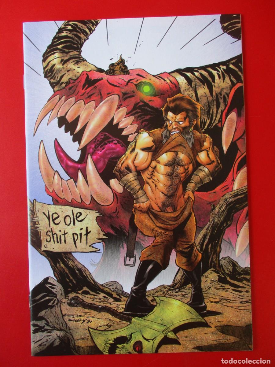C&oacute;mics: Barbaric #3 Tim Seeley Bolso Negro Variante Cubierta 2021 Vault Comics