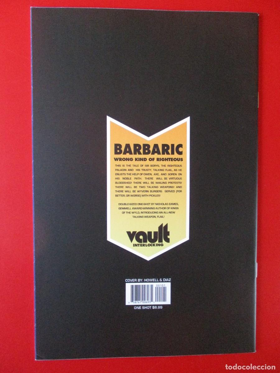 C&oacute;mics: BARBARIC # 1 - VAULT - COVER HOWELL & DIAZ - Foto 2