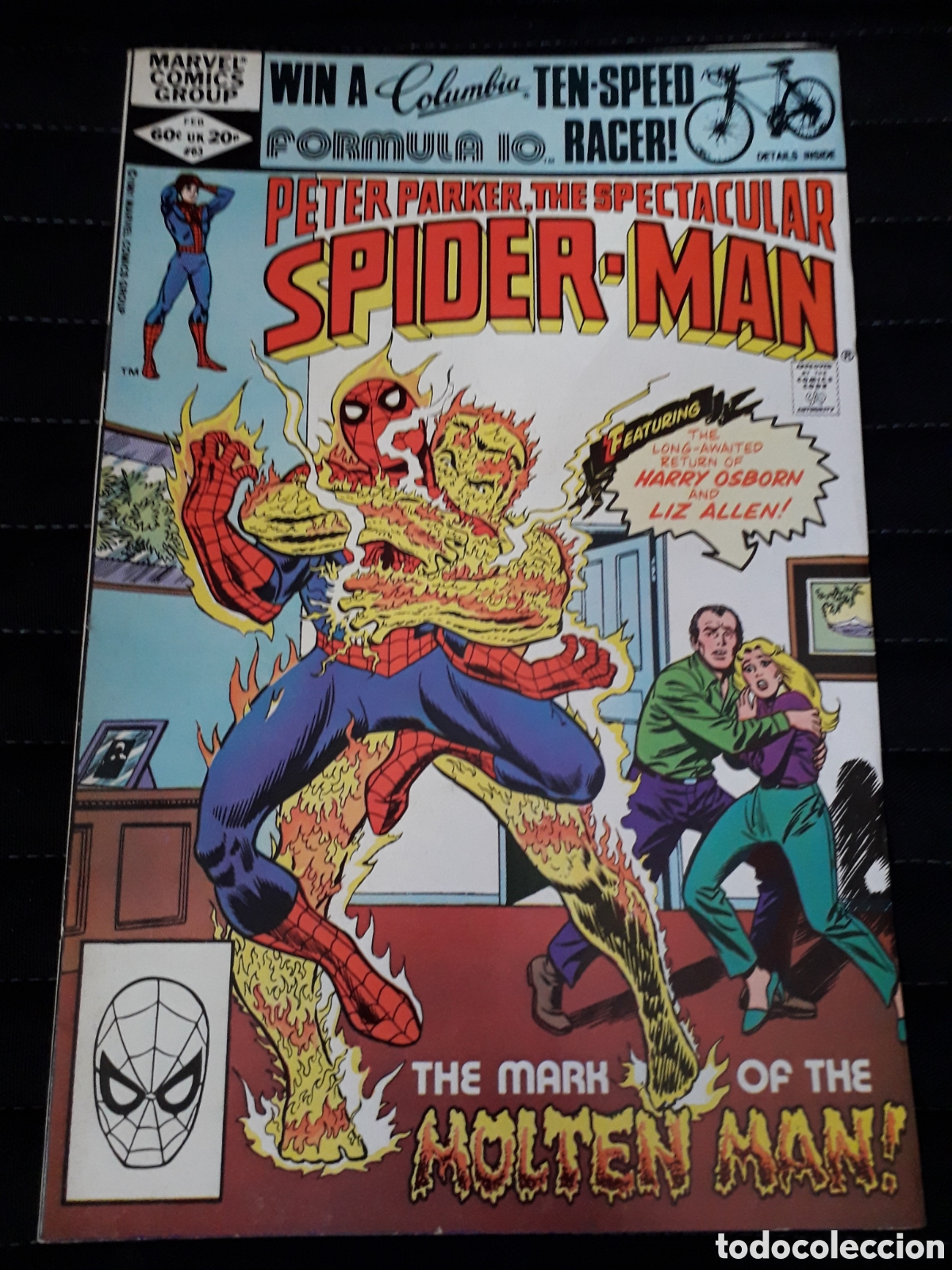 C&oacute;mics: PETER PARKER THE SPECTACULAR SPIDER-MAN # 63. ORIGINAL USA. EXCELENTE ESTADO