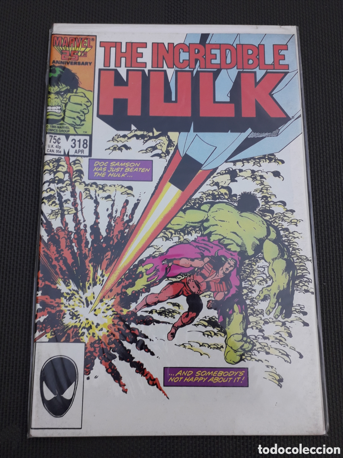 C&oacute;mics: THE INCREDIBLE HULK # 318. ORIGINAL USA