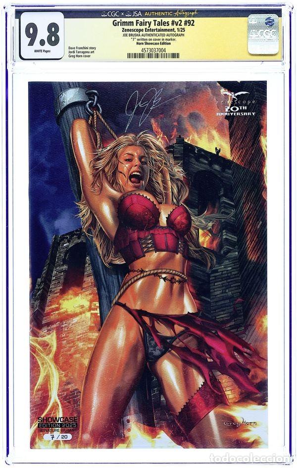 C&oacute;mics: Grimm Fairy Tales#v2#92 CGC 9.8 Signed by Joe Brusha Horn Showcase Edition