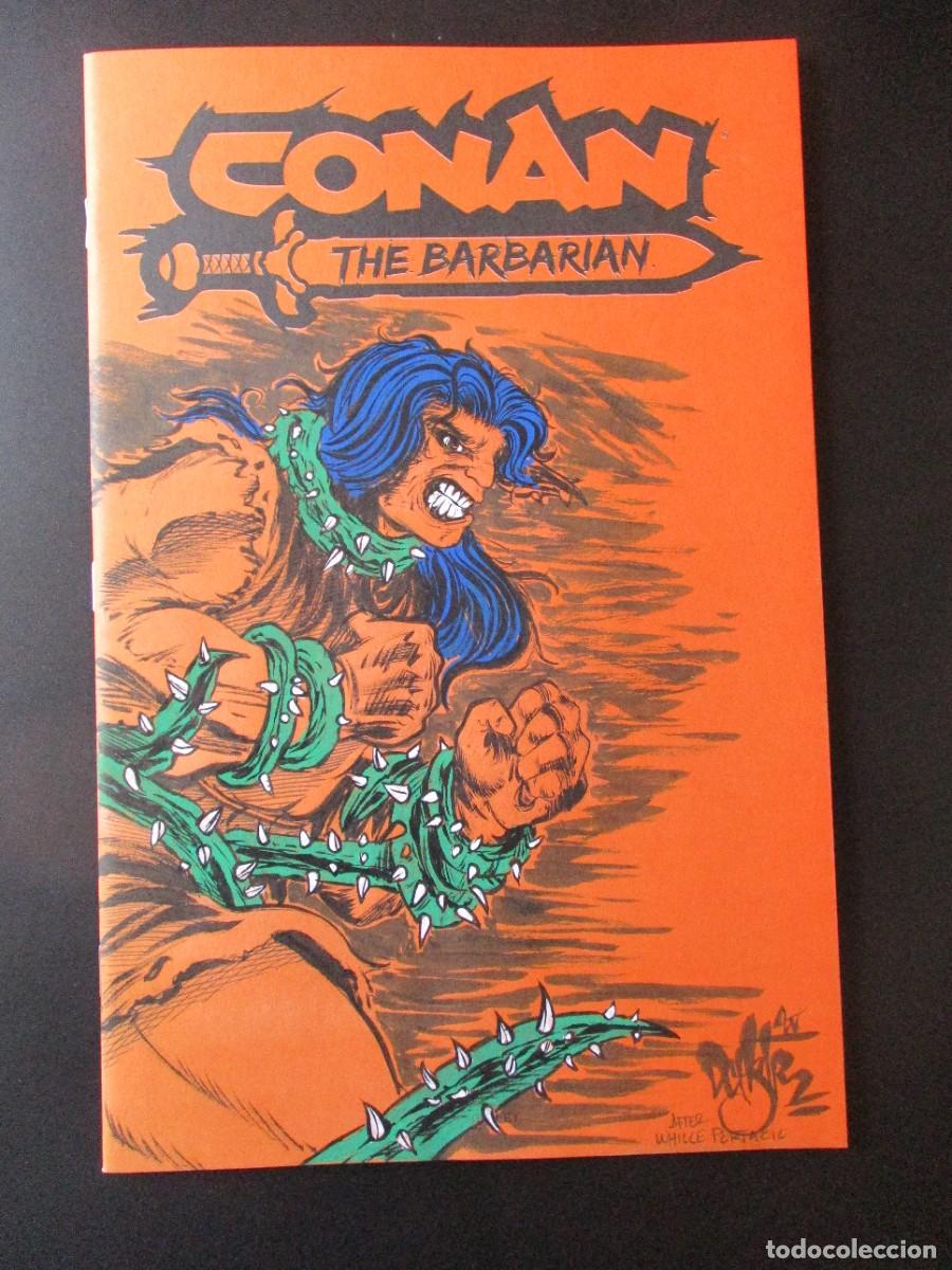 C&oacute;mics: BLANK COVER - BOCETO Original de DAVE CASTR - CONAN : THE BARBARIAN # 1