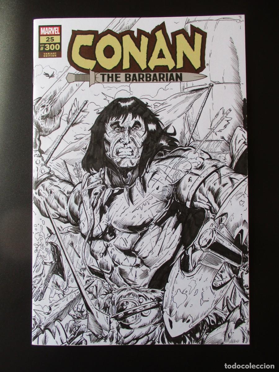 C&oacute;mics: BLANK COVER - BOCETO Original - CONAN : THE BARBARIAN # 25