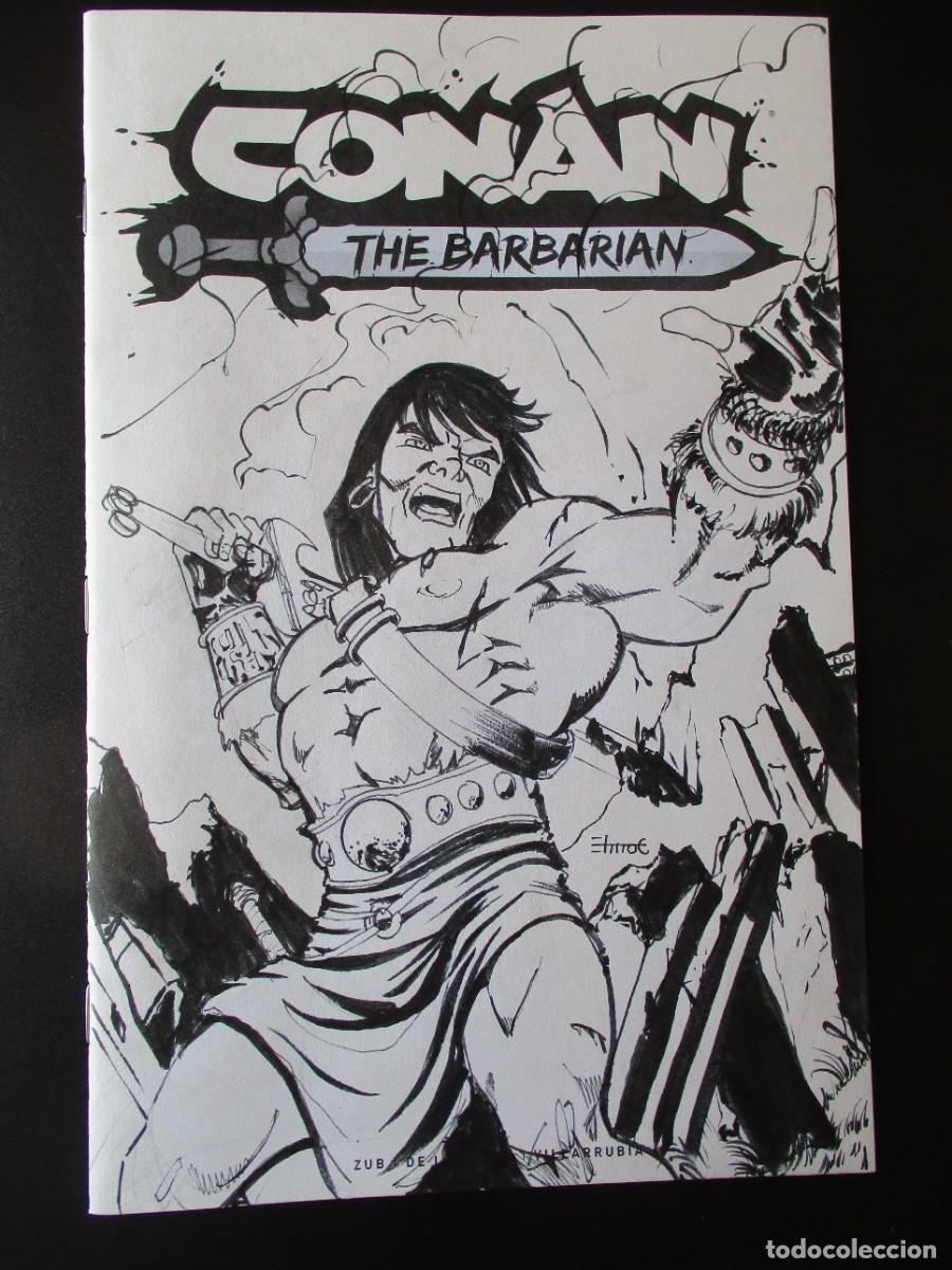C&oacute;mics: BLANK COVER - BOCETO Original - CONAN: THE BARBARIAN # 1