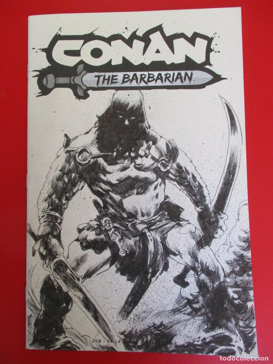 C&oacute;mics: BLANK COVER - BOCETO Original - CONAN: THE BARBARIAN # 1