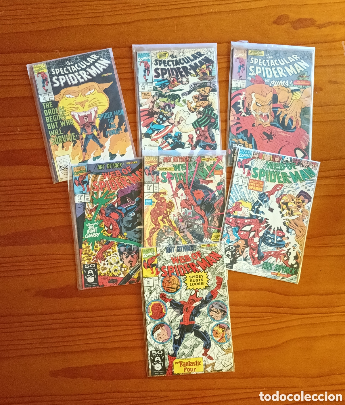 C&oacute;mics: Lote Spiderman Marvel Usa - Foto 1