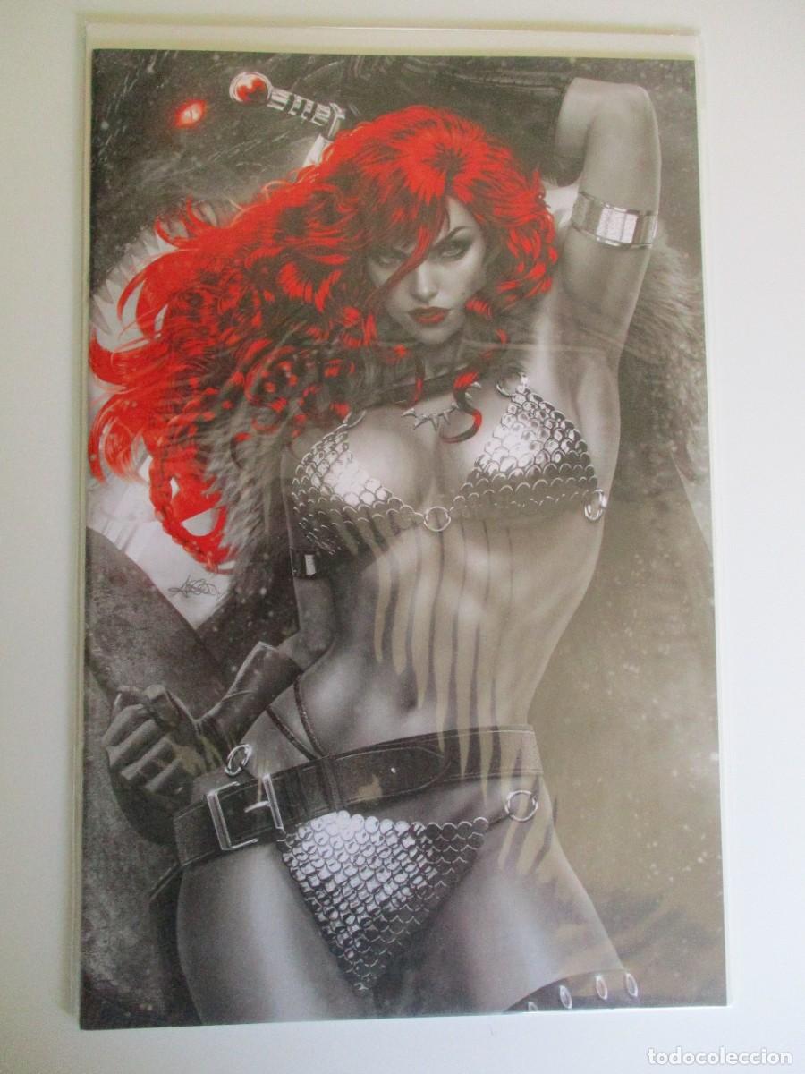 C&oacute;mics: Red Sonja #11 Fan Expo Virgen Variante B Ariel D&iacute;az con Certificado de Autentici