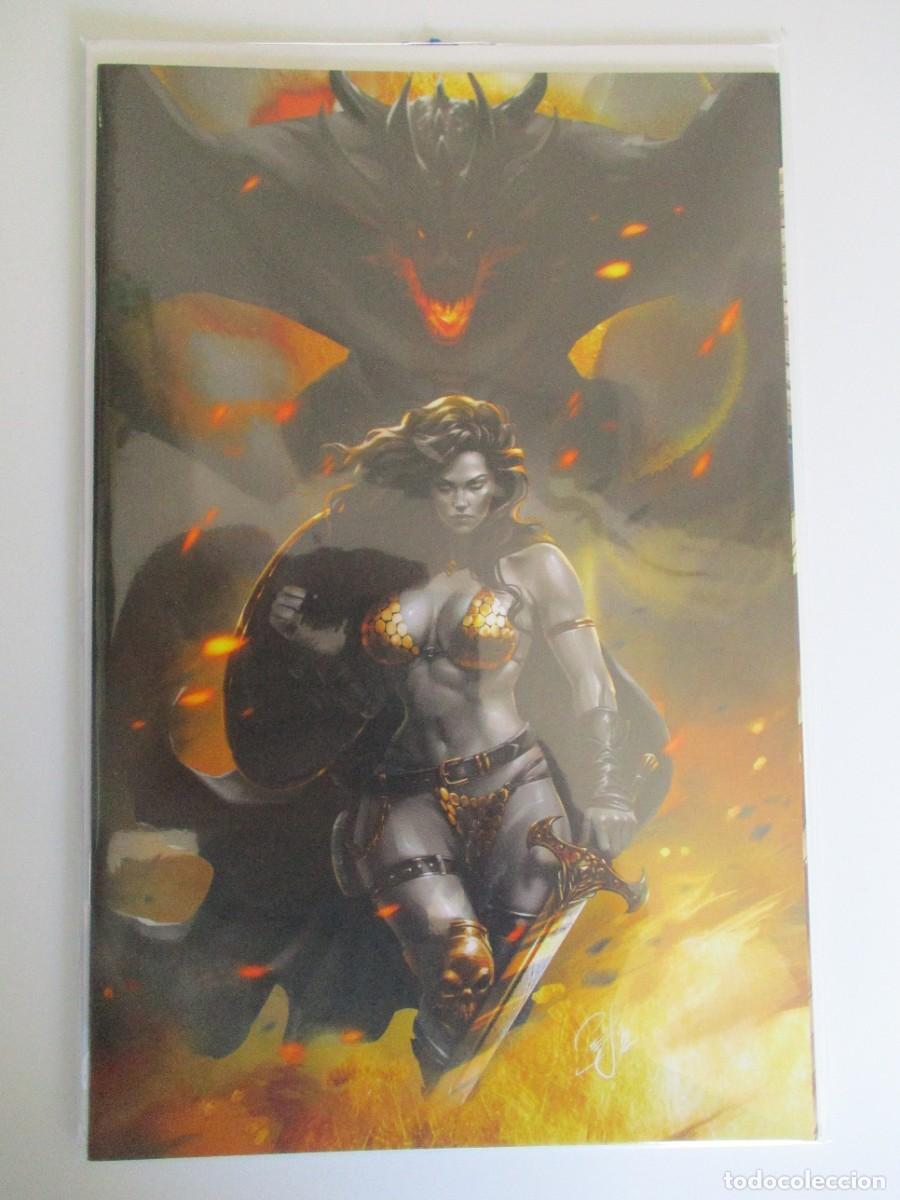 C&oacute;mics: Red Sonja 12 2024 Katya Sinyukhina A SDCC variante exclusiva con certificado de autenticidad