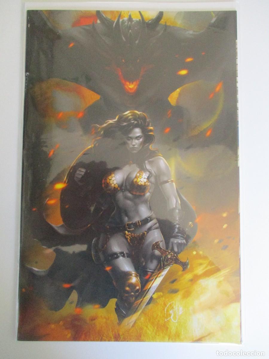 C&oacute;mics: Red Sonja 12 2024 Katya Sinyukhina A SDCC variante exclusiva con certificado de autenticidad