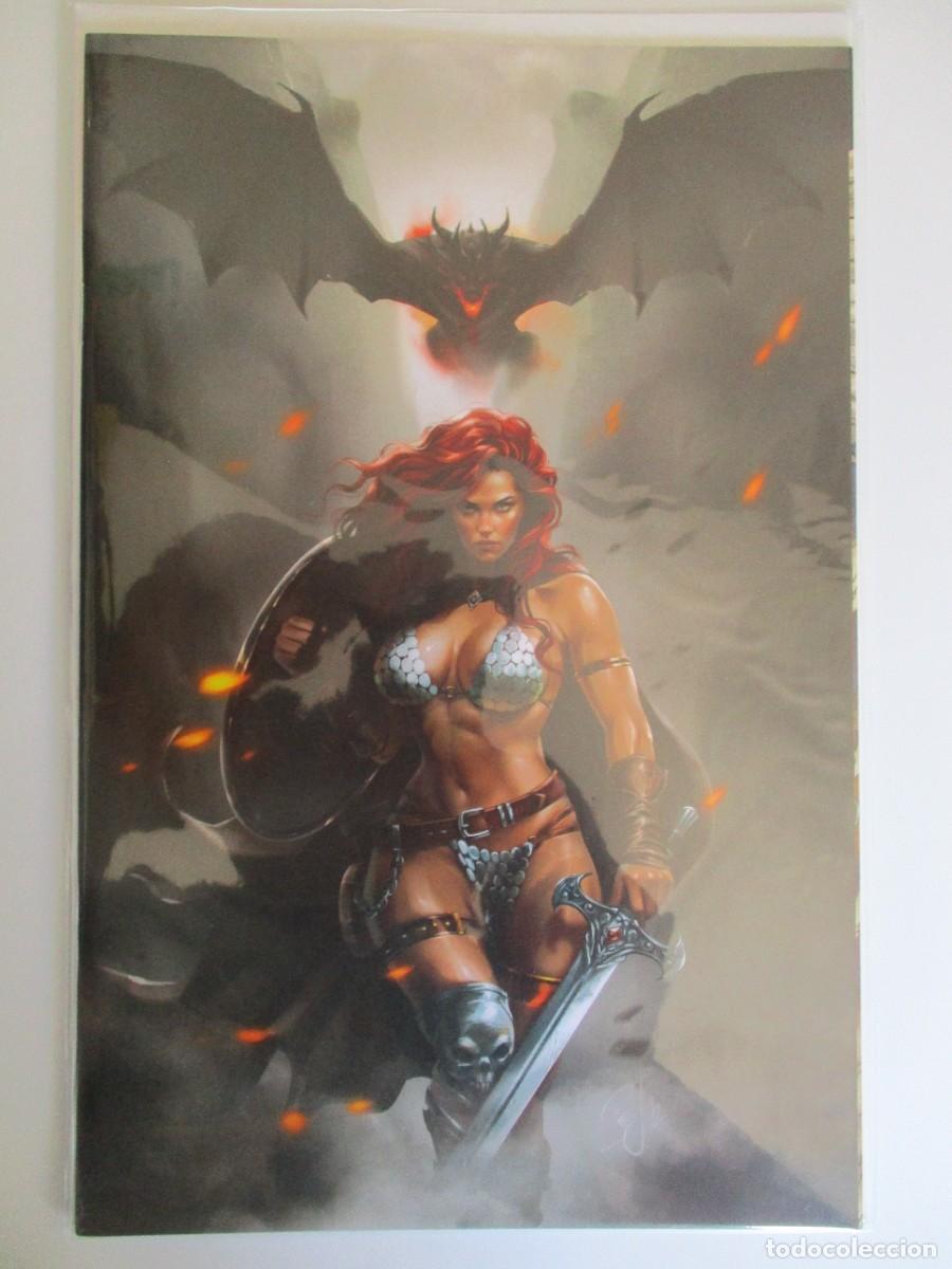 C&oacute;mics: Red Sonja 12 2024 Katya Sinyukhina A SDCC variante exclusiva con certificado de autenticidad