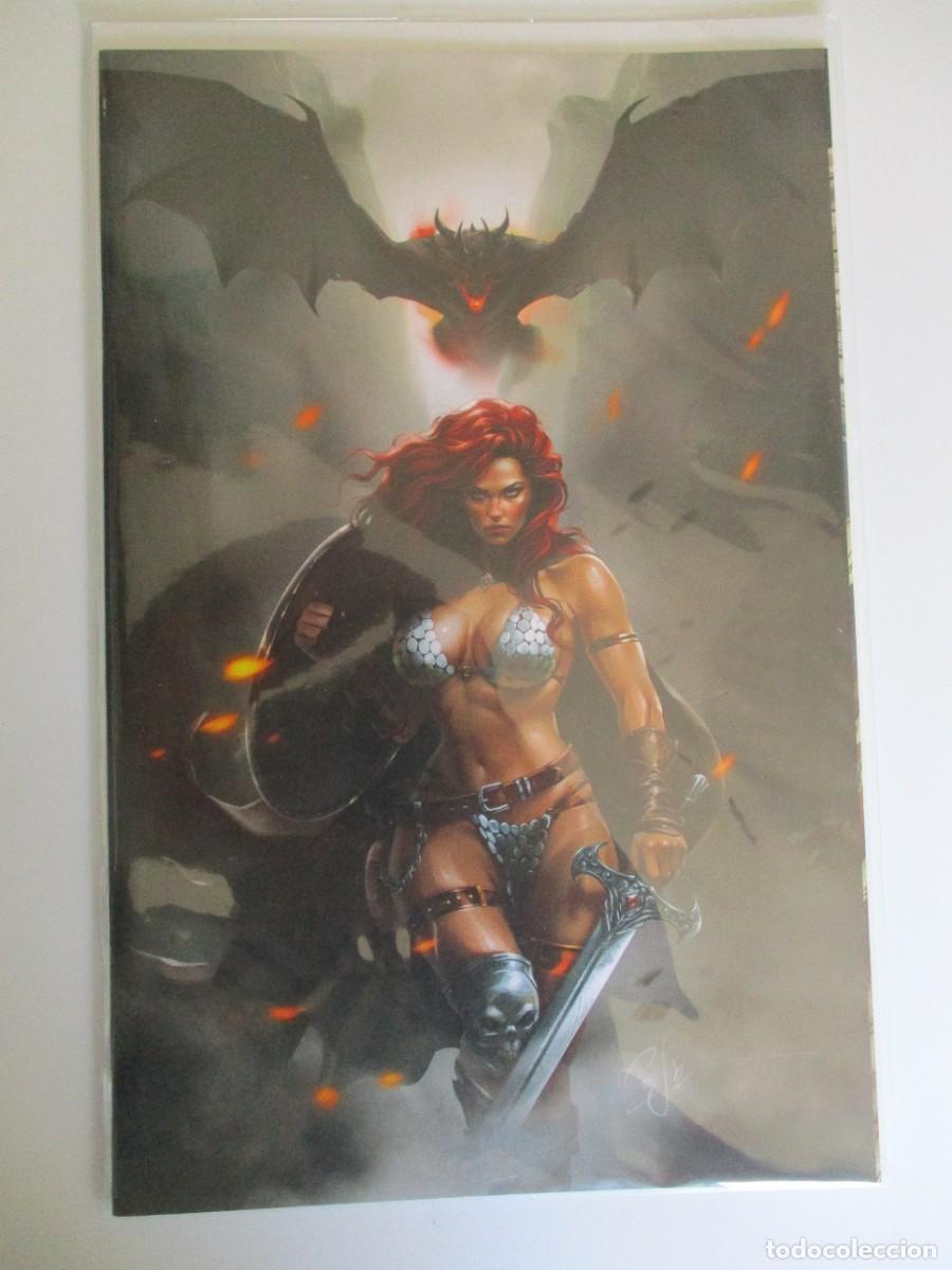 C&oacute;mics: Red Sonja 12 2024 Katya Sinyukhina A SDCC variante exclusiva con certificado de autenticidad