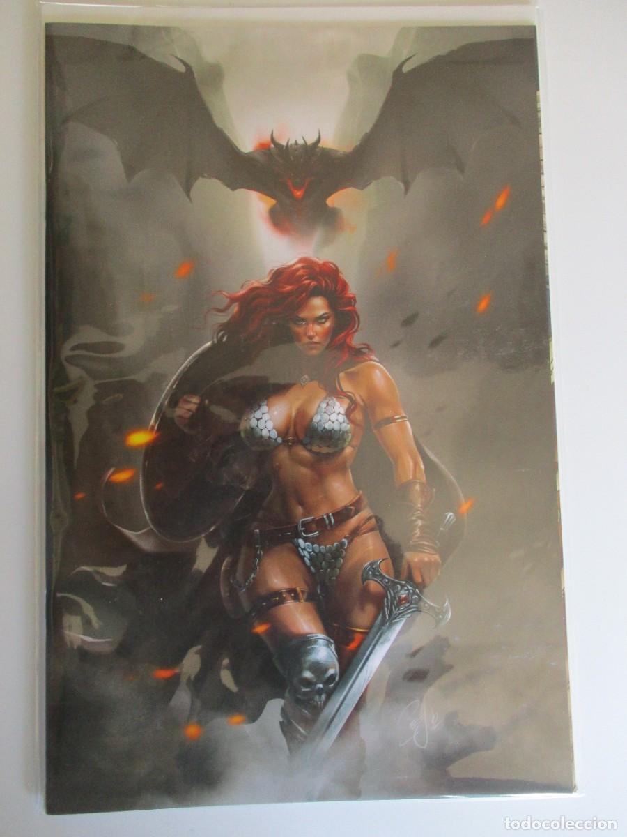 C&oacute;mics: Red Sonja 12 2024 Katya Sinyukhina A SDCC variante exclusiva con certificado de autenticidad