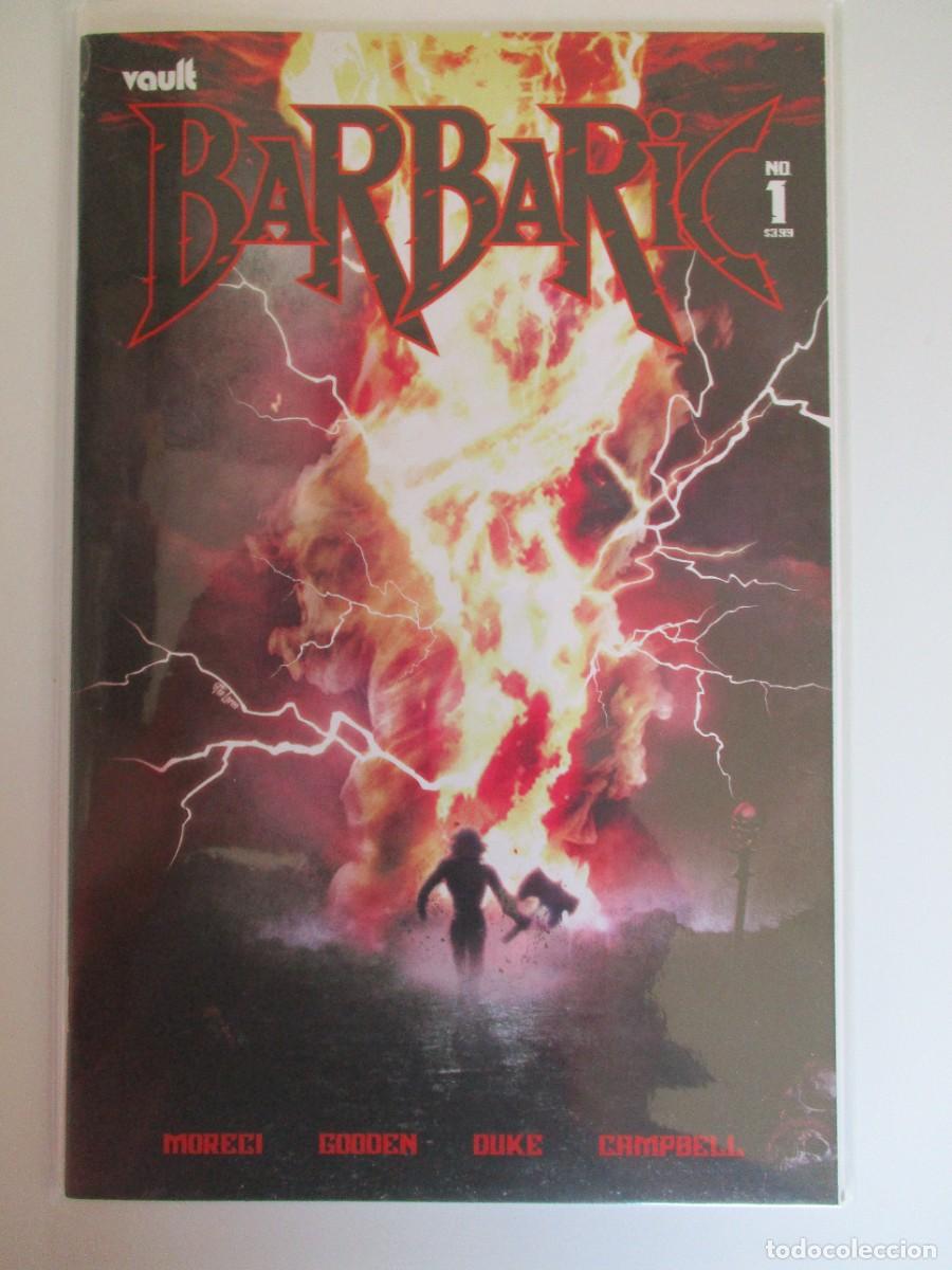 C&oacute;mics: BARBARIC # 1 - VAULT COMICS -COVER HAL LAREN - 500 COPIAS