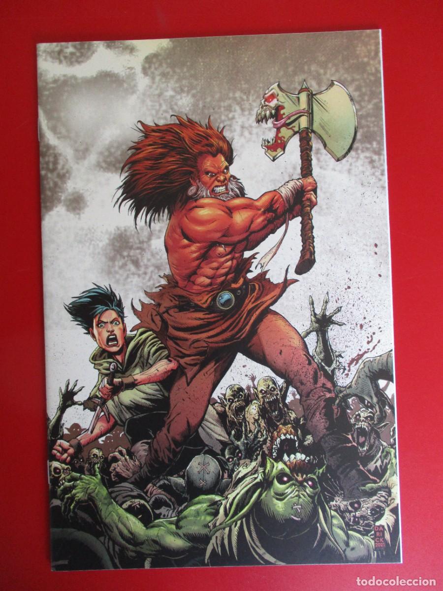 C&oacute;mics: C&oacute;mics de B&oacute;veda Barbaric #1 Robertson 1:50 Incentive Virgin Variant 2021
