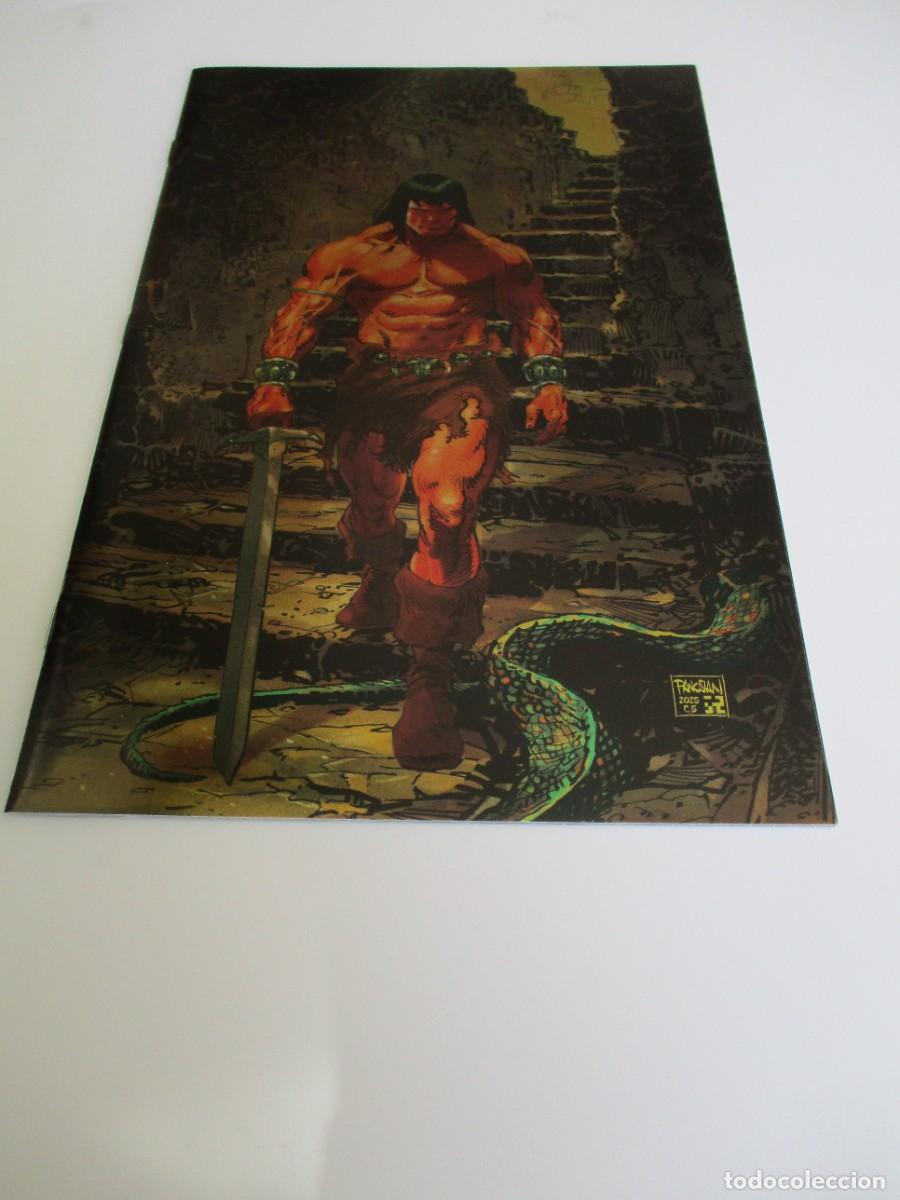 C&oacute;mics: CONAN:THE BARBARIAN # 24 - TITAN COMICS - COVER FOIL