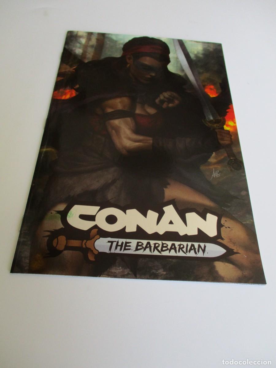 C&oacute;mics: CONAN: THE BARBARIAN # 1 - TITAN COMICS -COVER Q SDCC EXCLUSIVE