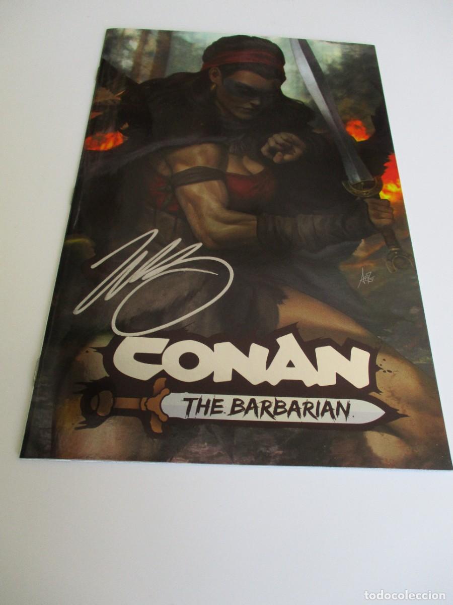 C&oacute;mics: CONAN: THE BARBARIAN # 1 - TITAN COMICS -COVER Q SDCC EXCLUSIVE - FIRMA :JIM ZUB