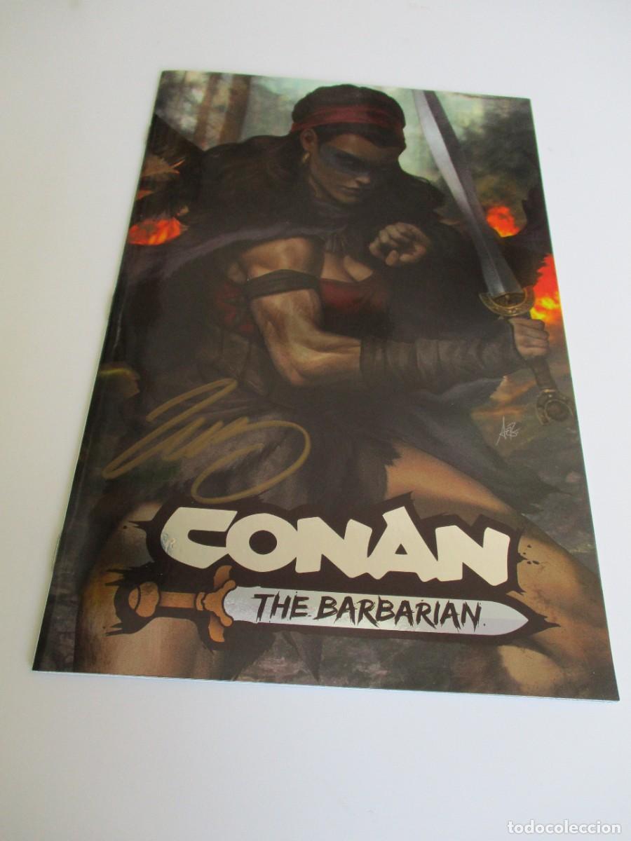 C&oacute;mics: CONAN: THE BARBARIAN # 1 - TITAN COMICS -COVER Q SDCC EXCLUSIVE - FIRMA :JIM ZUB