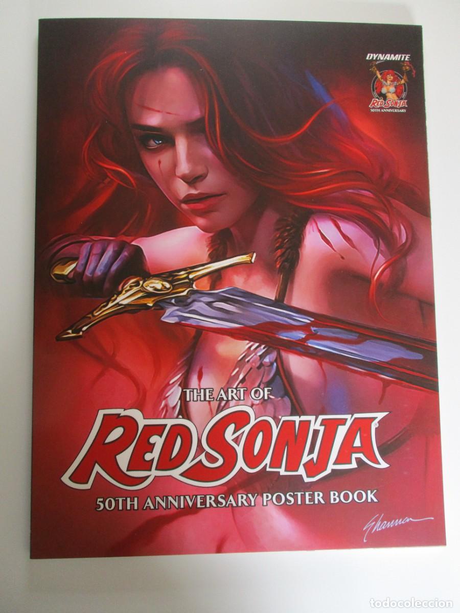 C&oacute;mics: The Art of Red Sonja Art Book Poster DYNAMITE - Dimensiones : 41 x 31 cm