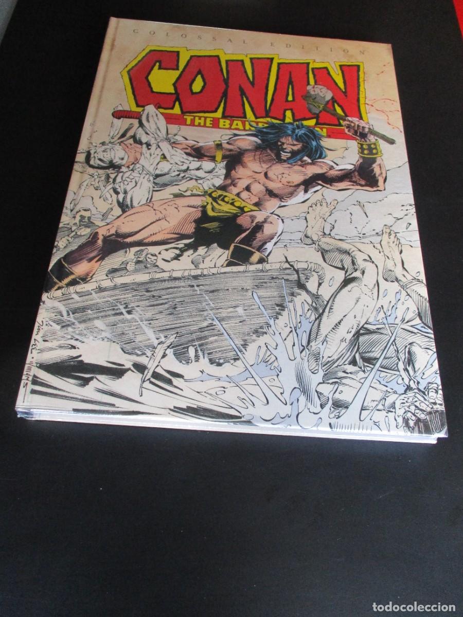 Comics: Conan the Barbarian Colossal Edition Jim Lee Cover Artist's Ed Marvel Dark HorseOpens in a new windo