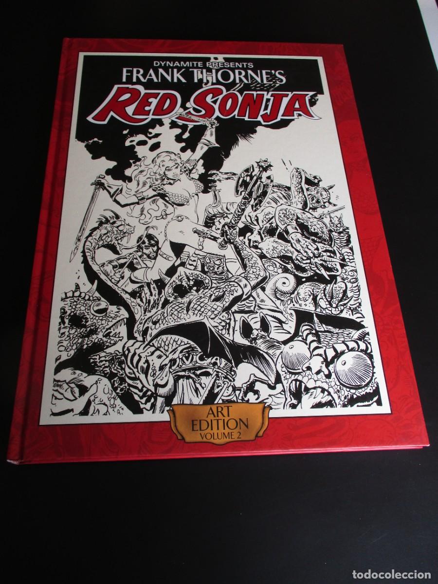 C&oacute;mics: Frank Thorne&rsquo;s Red Sonja Art Edition Volumen 2 HC Dynamite Comics 2014