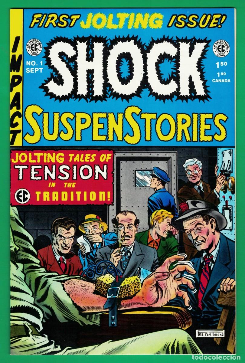 C&oacute;mics: SHOCK SUSPENSTORIES #1-18 NM colecci&oacute;n completa EC REPRINTS GEMSTONE PUB. 1992