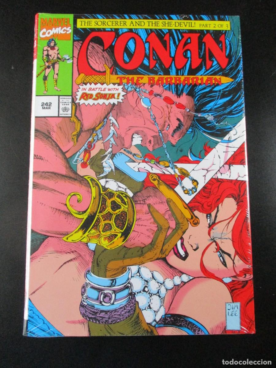C&oacute;mics: &Oacute;mnibus Conan El B&aacute;rbaro Original Marvel A&ntilde;os Vol 10 DM HC JIM LEE RED SONJA