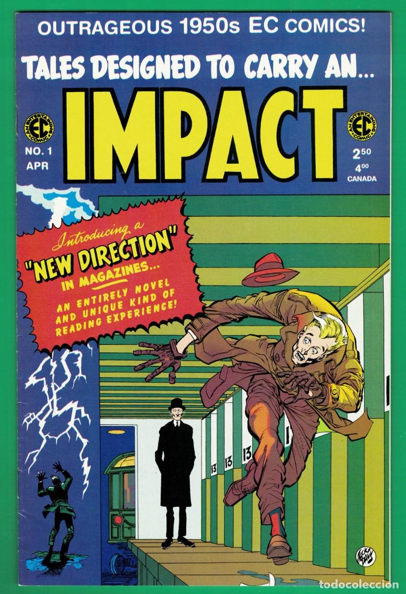 C&oacute;mics: IMPACT #1-5 NM colecci&oacute;n completa EC REPRINTS GEMSTONE PUB. 1999
