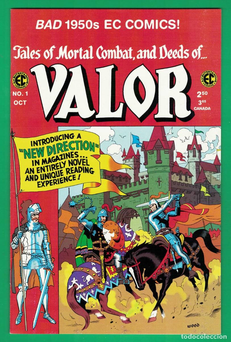 C&oacute;mics: VALOR #1-5 NM colecci&oacute;n completa EC REPRINTS GEMSTONE PUB. 1998