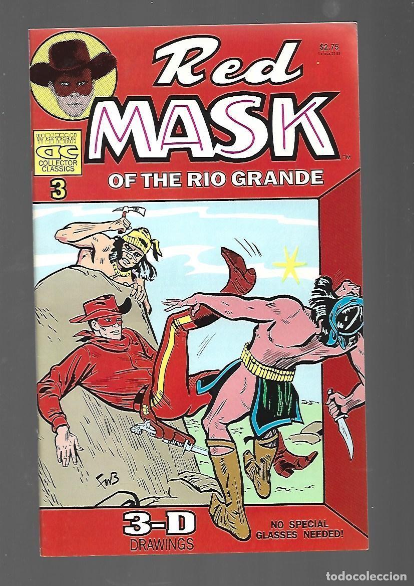 C&oacute;mics: Red Mask of the Rio Grande, 3, 1992, AC Comics, muy buen estado. Caja DA