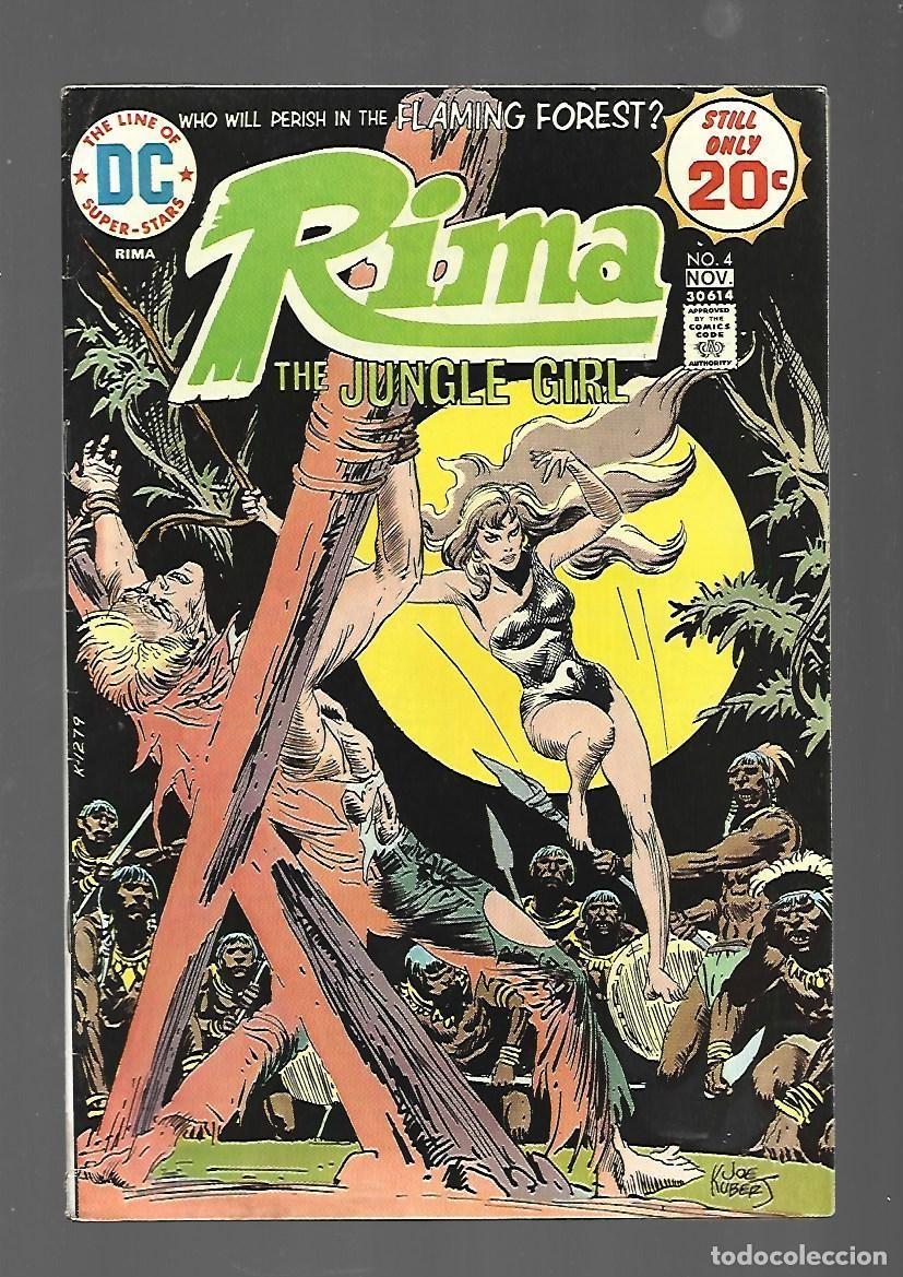 C&oacute;mics: Rima, the jungle girl, 4, 1974, DC, buen estado. Caja DA