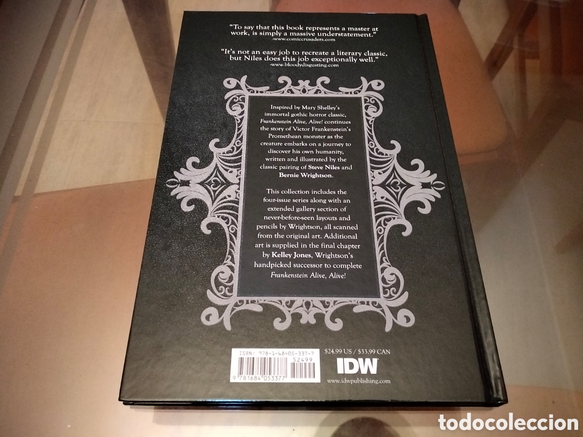 C&oacute;mics: Bernie Wrightson Frankenstein Alive Alive The Complete Collection IDW 2018 Env&iacute;o Gratis - Foto 8
