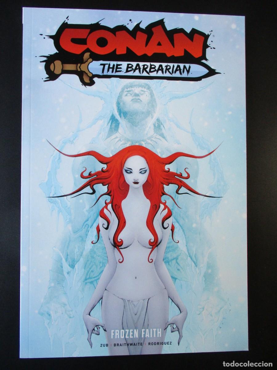 Comics: CONAN THE BARBARIAN VOLUME 4 FROZEN FAITH GRAPHIC NOVEL JAE LEE DM VARIANT COVER
