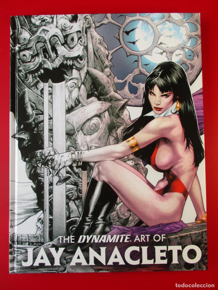 C&oacute;mics: DYNAMITE ART OF JAY ANACLETO (2022 HC ~ Vampirella, Red Sonja, Chaos! etc)