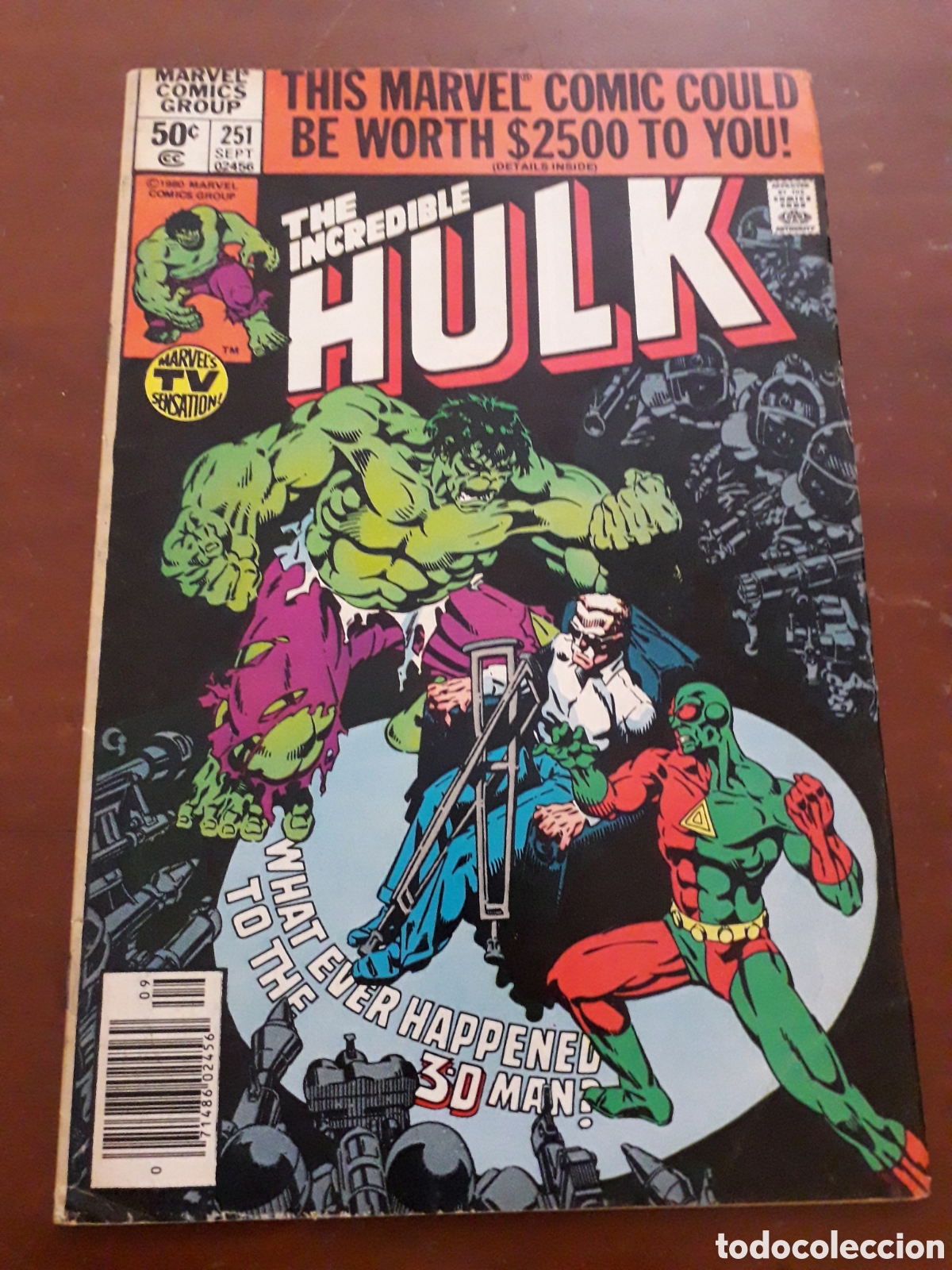 C&oacute;mics: THE INCREDIBLE HULK # 251. ORIGINAL USA. MUY BUEN ESTADO