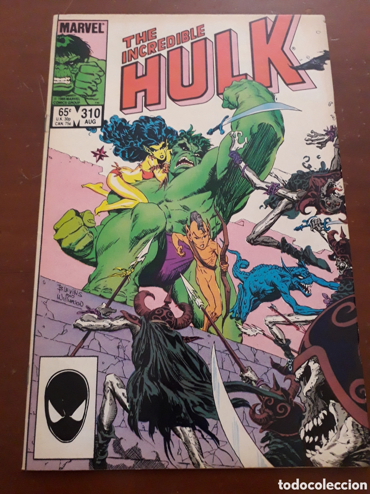 C&oacute;mics: THE INCREDIBLE HULK # 310. ORIGINAL USA. MUY BUEN ESTADO