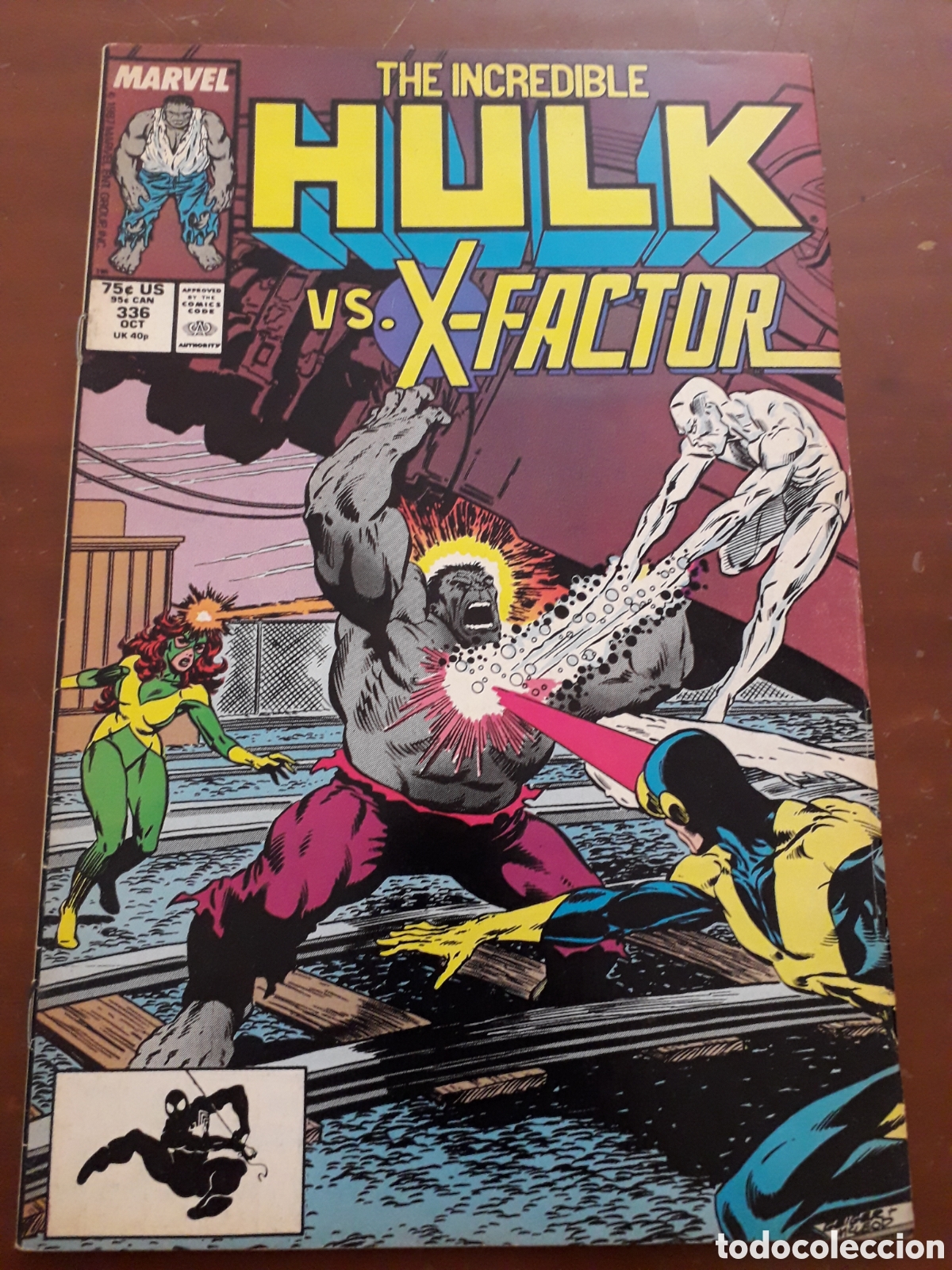C&oacute;mics: THE INCREDIBLE HULK #336. PETER DAVID. TODD MCFARLANE. ORIGINAL USA. MUY BUEN ESTADO